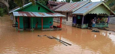 Enam Warga Meninggal Dalam Bencana Banjir Riau